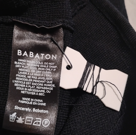 Babaton Aritzia | NWOT Sculpt Knit Bustier Black Mini Bodycon Contour Dress | SM - Picture 7 of 11